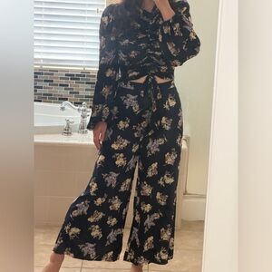 Zimmermann Silk Two-Piece Floral Set